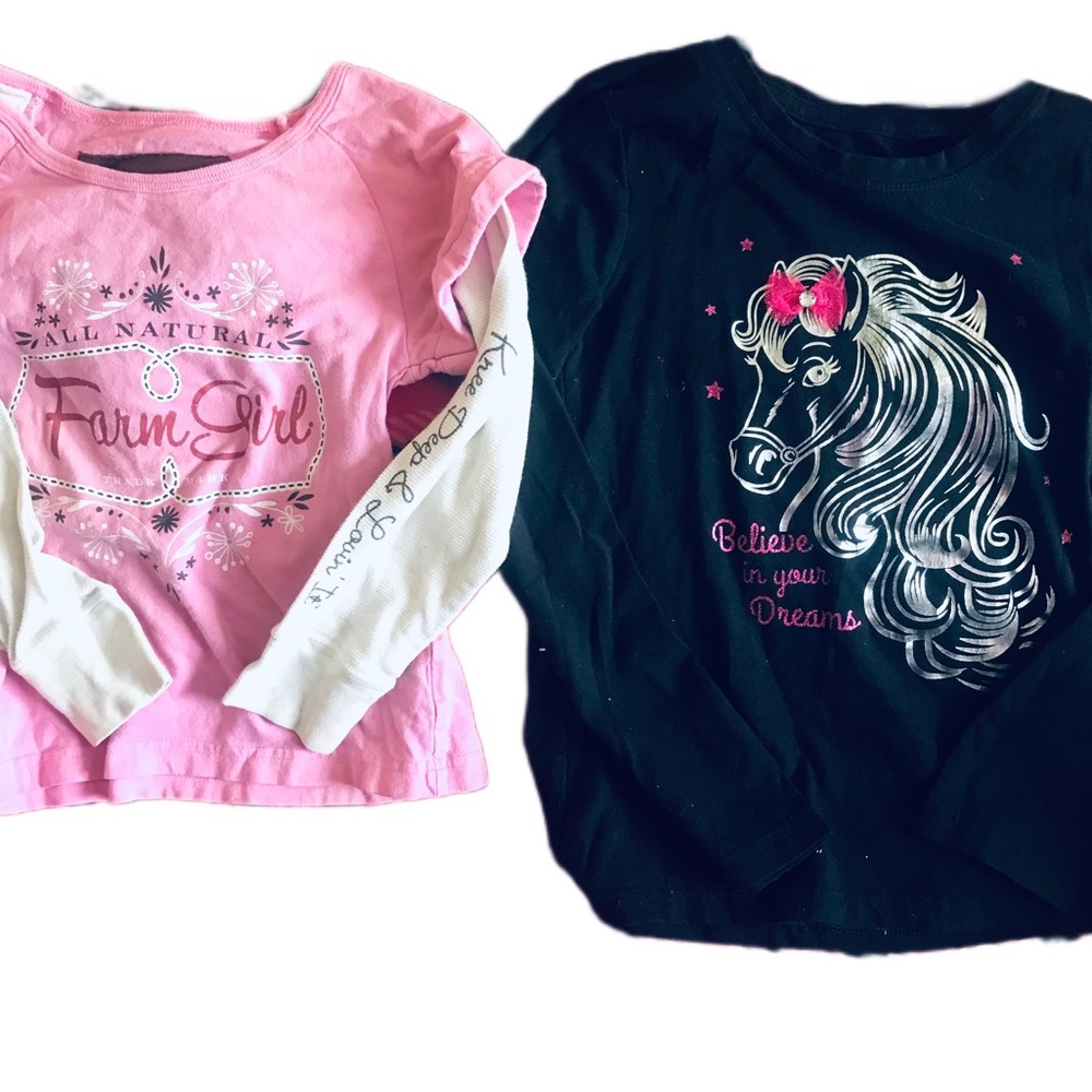 Size 6 girls horse long sleeves